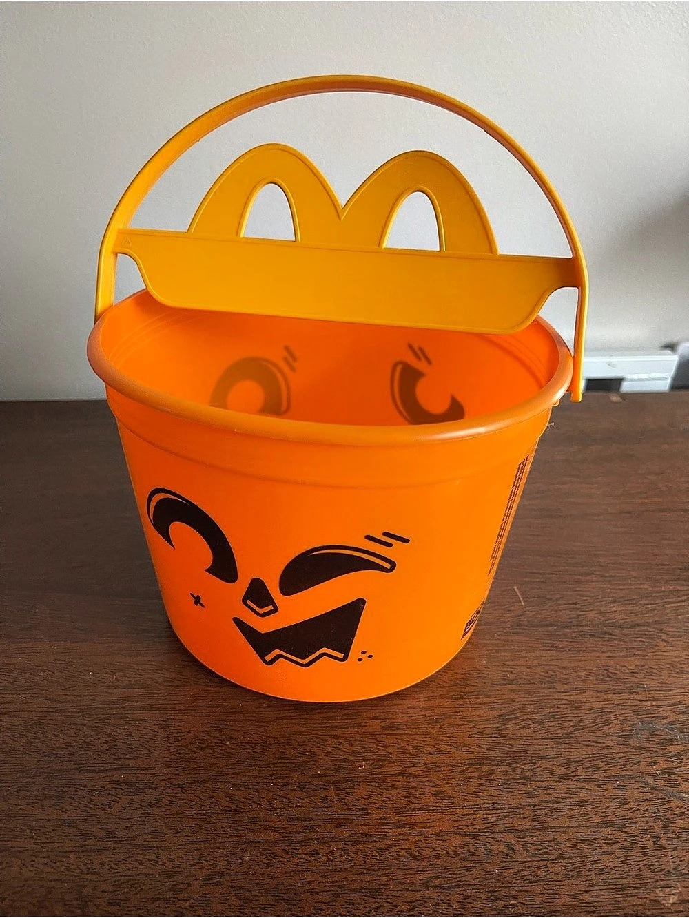 McDonald's Boo Bucket Orange Pumpkin Halloween